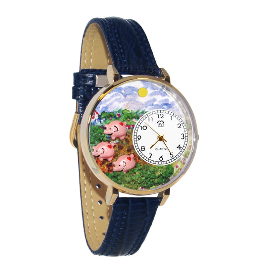 Pigs 3D Watch Large Style