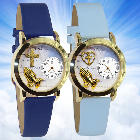 Blessings Cross Dove 3D Watch Small Style