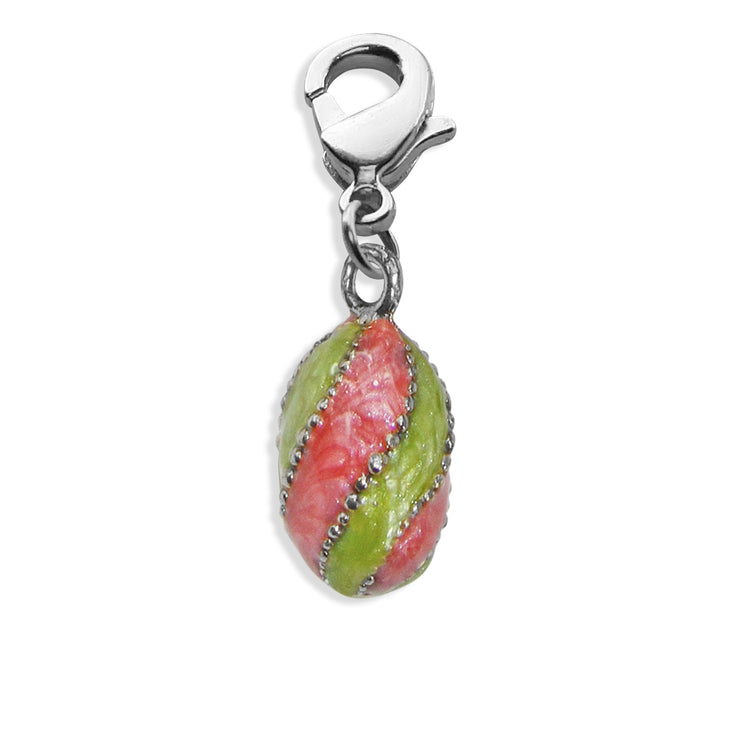 Whimsical Gifts | Easter Pendant Charm Dangle in Silver Finish | Holiday & Seasonal Themed | Easter Charm Dangle