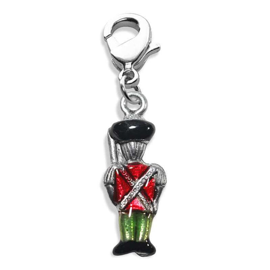 Whimsical Gifts | Nutcracker Charm Dangle in Silver Finish | Holiday & Seasonal Themed | Christmas Charm Dangle