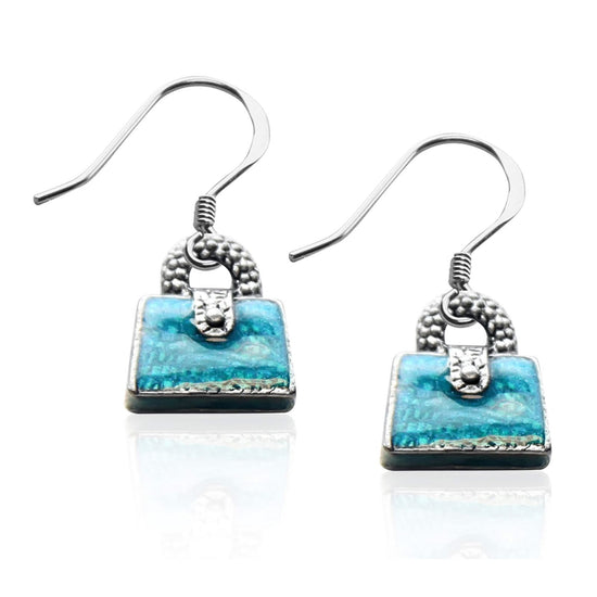 Whimsical Gifts | Purse Charm Earrings in Silver Finish | Hobbies & Special Interests | Fashionista | Jewelry