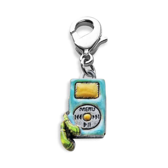 Whimsical Gifts | I-Pod Charm Dangle in Silver Finish | Hobbies & Special Interests | Music Charm Dangle