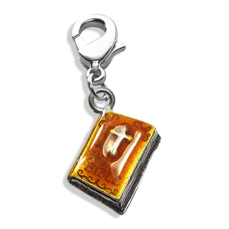 Whimsical Gifts | Holy Bible Charm Dangle in Silver Finish | Religious & Spiritual | Charm Dangle