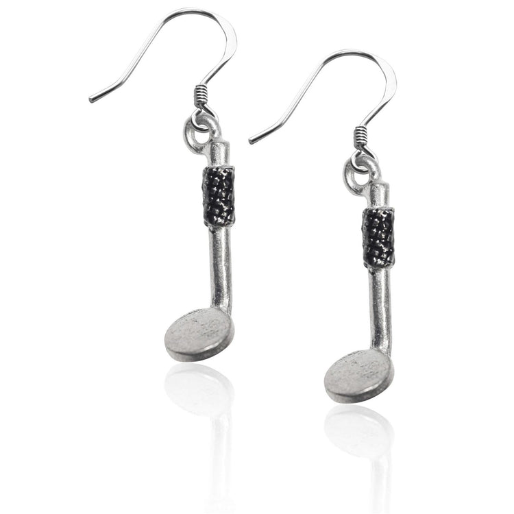 Whimsical Gifts | Dental Mirror Charm Earrings in Silver Finish | Professions Themed | Dental | Medical | First Responder | Jewelry
