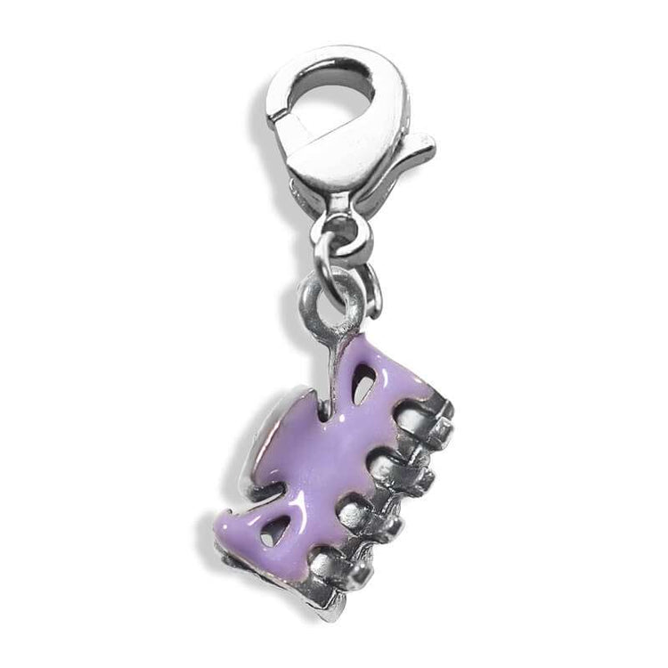 Whimsical Gifts | Hair Clip Charm Dangle in Silver Finish | Professions Themed | Salon & Spa Professions Charm Dangle