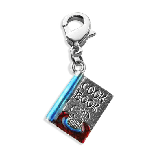 Whimsical Gifts | Cook Book Charm Dangle in Silver Finish | Hobbies & Special Interests | Chef | Cooking | Baking Charm Dangle