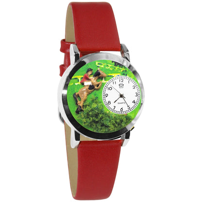Horse Jumping Competition Equestrian 3D Watch Small Style