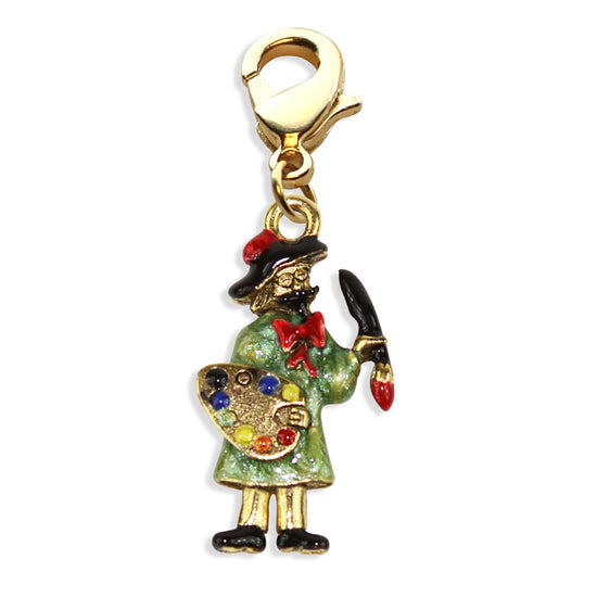 Whimsical Gifts | Artist Charm Dangle in Gold Finish | Artist |  Charm Dangle