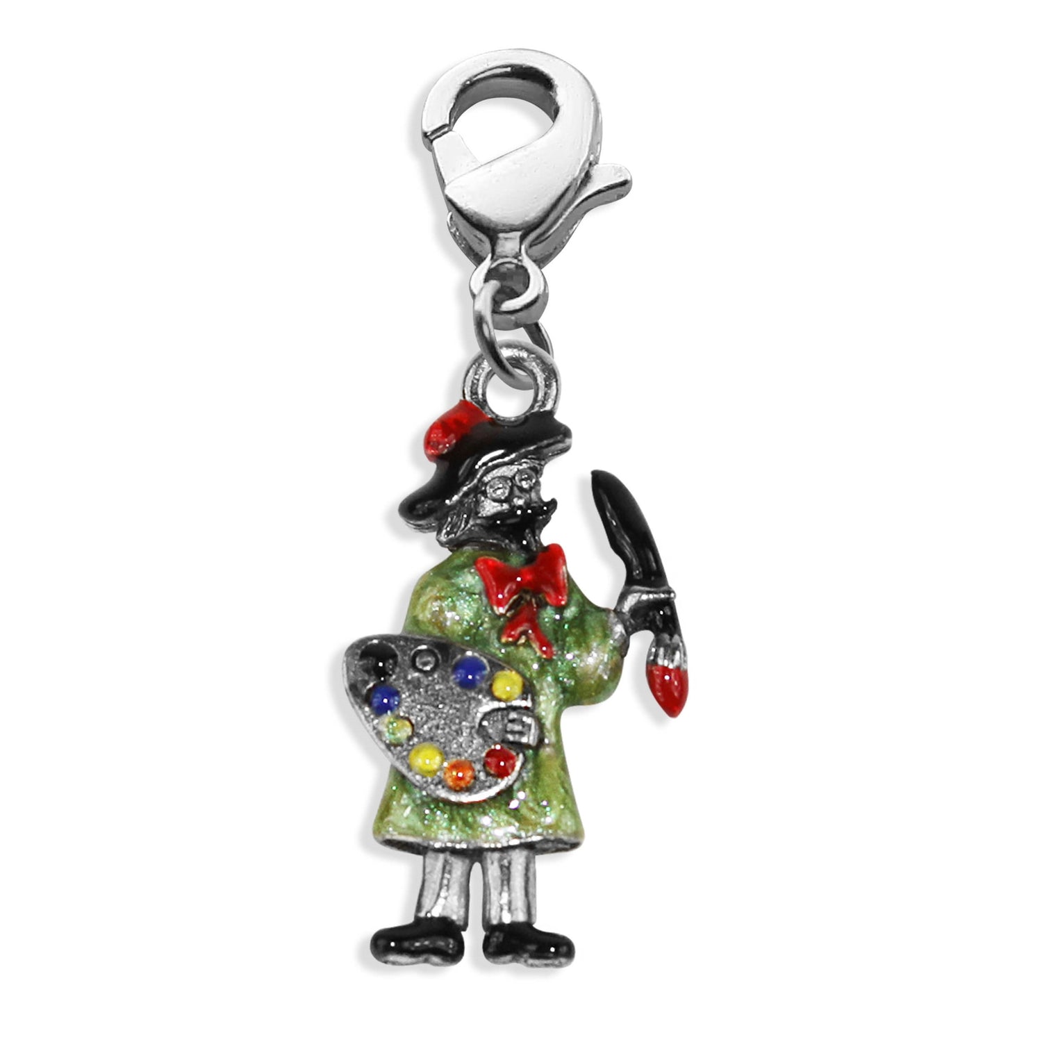 Whimsical Gifts | Artist Charm Dangle in Silver Finish | Artist |  Charm Dangle