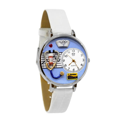 Nurse Blue 3D Watch Large Style