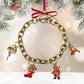 Christmas Toggle Charm Bracelet | 4 Handpainted Charms | Antique Gold or Antique Silver Finish