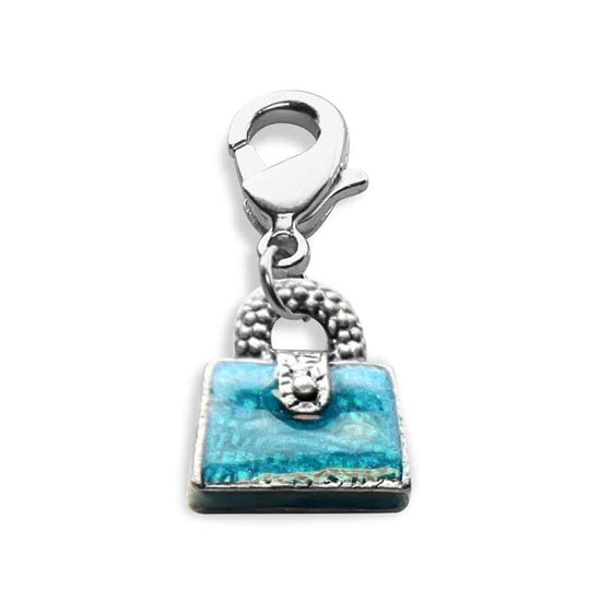 Whimsical Gifts | Purse Charm Dangle in Silver Finish | Hobbies & Special Interests | Fashionista Charm Dangle