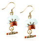 Whimsical Gifts | Chef Hat Charm Earrings in Gold Finish | Hobbies & Special Interests | Chef | Cooking | Baking | Jewelry
