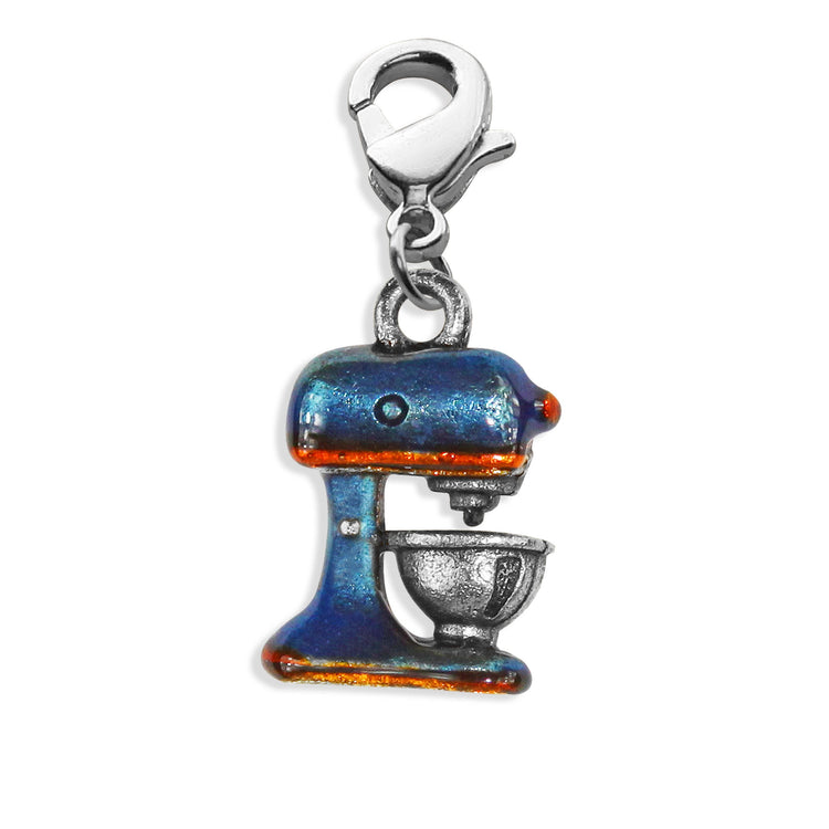 Whimsical Gifts | Mixer Charm Dangle in Silver Finish | Hobbies & Special Interests | Chef | Cooking | Baking Charm Dangle