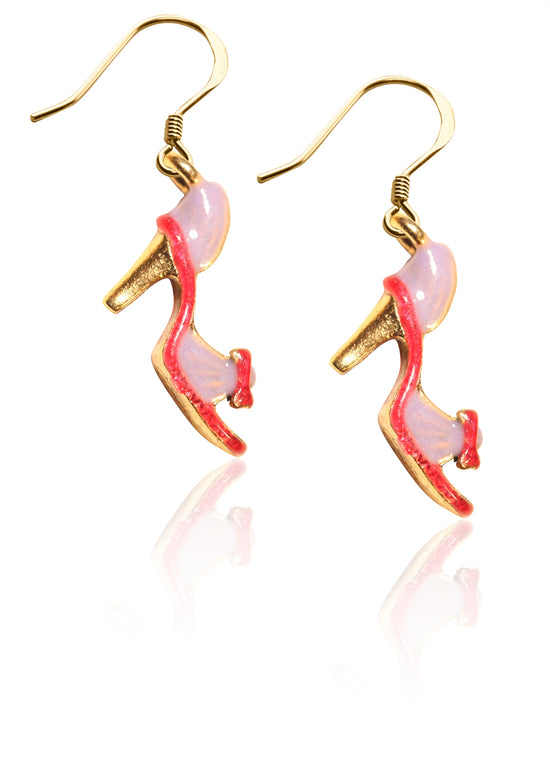 Whimsical Gifts | High Heel Sandal Charm Earrings in Gold Finish | Hobbies & Special Interests | Fashionista | Jewelry