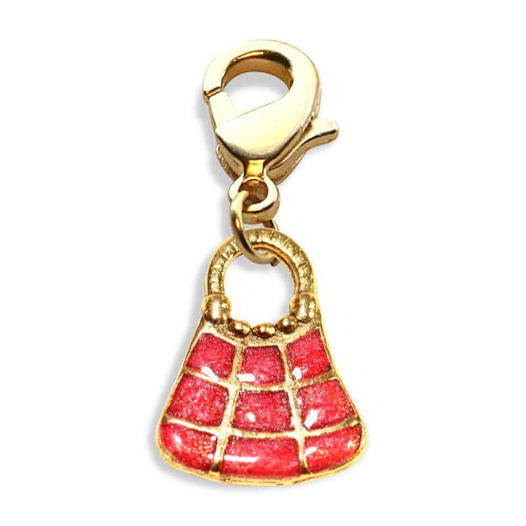 Whimsical Gifts | Tic-Tac-To Purse Charm Dangle in Gold Finish | Hobbies & Special Interests | Fashionista Charm Dangle