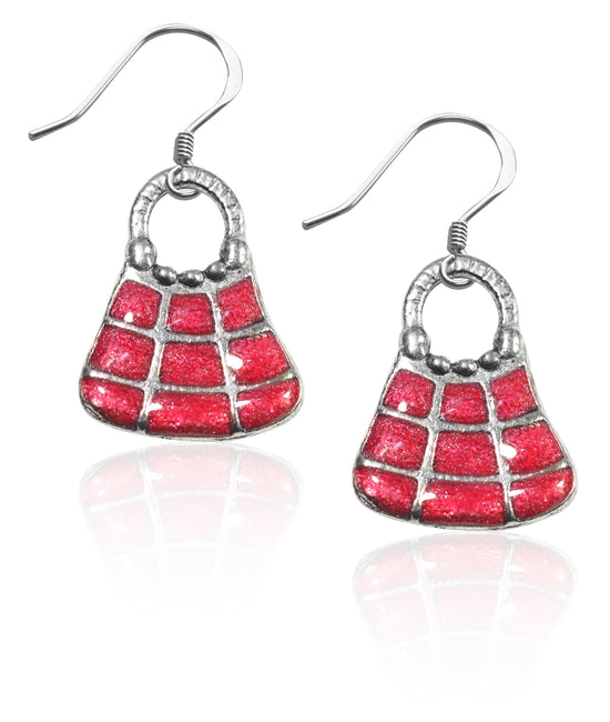 Whimsical Gifts | Tic-Tac-To Purse Charm Earrings in Silver Finish | Hobbies & Special Interests | Fashionista | Jewelry