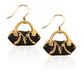 Whimsical Gifts | Flap Purse Charm Earrings in Gold Finish | Hobbies & Special Interests | Fashionista | Jewelry