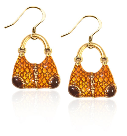 Whimsical Gifts | Reptile Purse Charm Earrings in Gold Finish | Hobbies & Special Interests | Fashionista | Jewelry