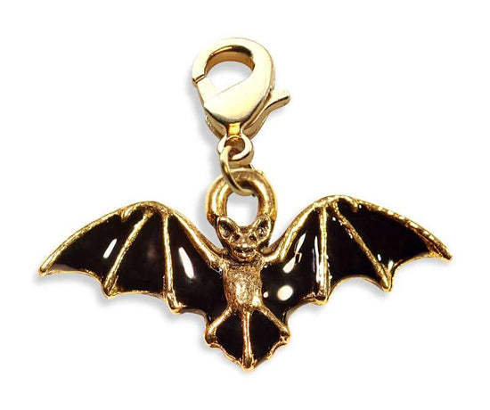 Whimsical Gifts | Bat Charm Dangle in Gold Finish | Holiday & Seasonal Themed | Halloween Charm Dangle