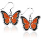 Whimsical Gifts | Butterfly Charm Earrings in Silver Finish | Animal Lover | Outdoor & Garden | Jewelry