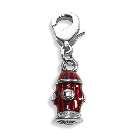 Whimsical Gifts | Fire Hydrant Charm Dangle in Silver Finish | Animal Lover |  Charm Dangle