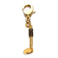 Whimsical Gifts | Dental Mirror Charm Dangle in Gold Finish | Professions Themed | Dental | Medical | First Responder Charm Dangle