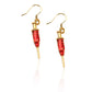 Whimsical Gifts | Syringe Charm Earrings in Gold Finish | Professions Themed | Dental | Medical | First Responder | Jewelry