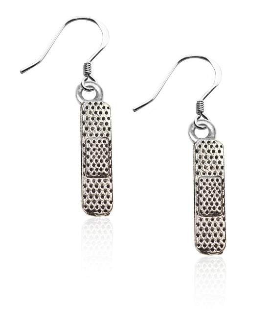 Whimsical Gifts | Bandage Charm Earrings in Silver Finish | Professions Themed | Dental | Medical | First Responder | Jewelry