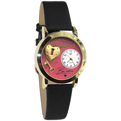 Be Mine Heart & Key 3D Watch Small Style