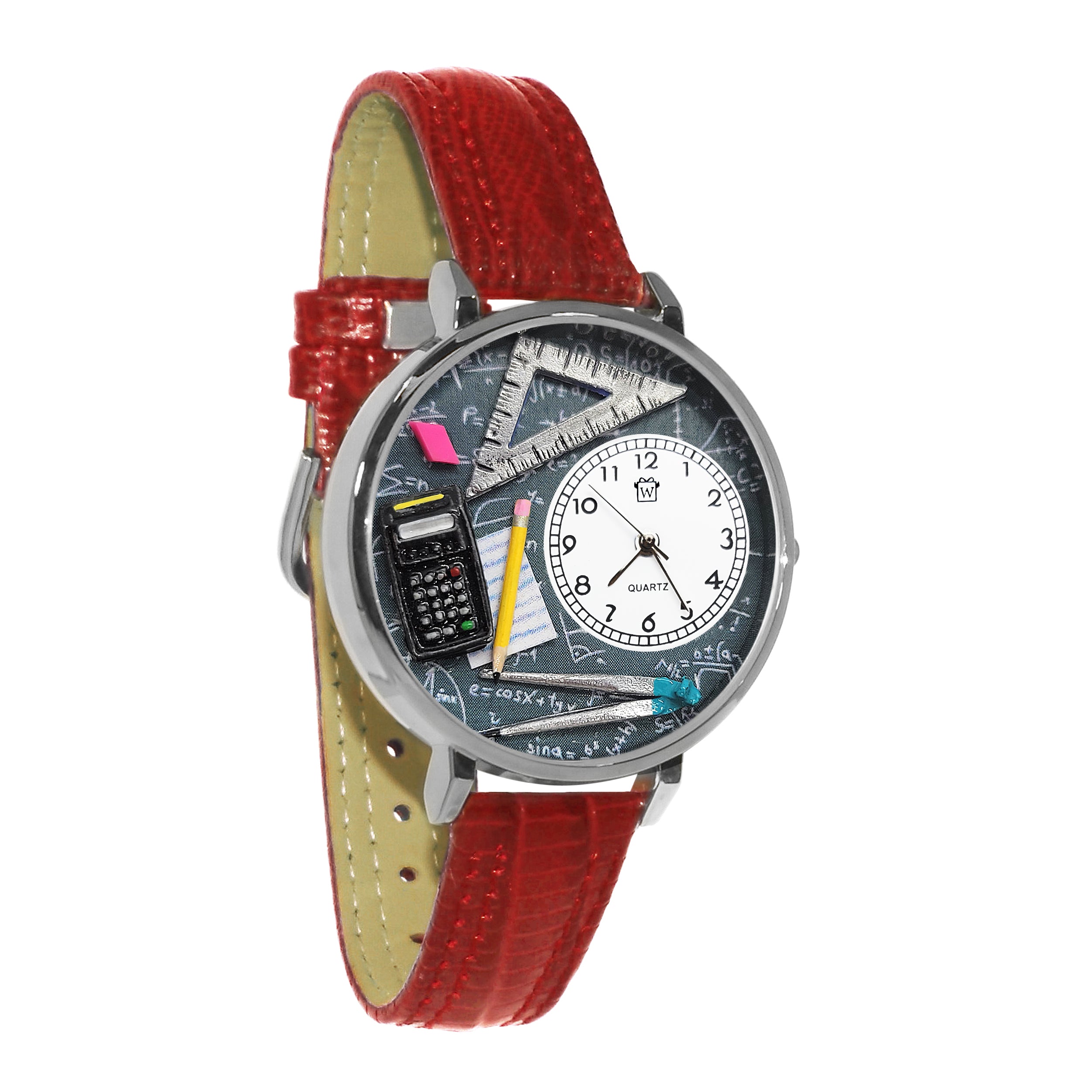 Modcloth Math Watch Whimsical Gifts | Math Teacher 3D Watch Large | Handmade in USA
